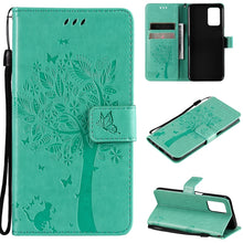 Load image into Gallery viewer, Tree &amp; Cat Pattern Pressed Printing Horizontal Flip PU Leather Case with Holder &amp; Card Slots &amp; Wallet &amp; Lanyard, For OPPO Reno5 Pro+ 5G / Find X3 Neo, For OPPO Find X3 / X3 Pro, For OPPO Realme 8 4G / Realme 8 Pro 4G, For OPPO Realme V13 5G / Realme 8 5G