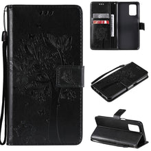 Load image into Gallery viewer, Tree &amp; Cat Pattern Pressed Printing Horizontal Flip PU Leather Case with Holder &amp; Card Slots &amp; Wallet &amp; Lanyard, For OPPO Reno5 Pro+ 5G / Find X3 Neo, For OPPO Find X3 / X3 Pro, For OPPO Realme 8 4G / Realme 8 Pro 4G, For OPPO Realme V13 5G / Realme 8 5G