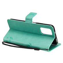 Load image into Gallery viewer, Tree &amp; Cat Pattern Pressed Printing Horizontal Flip PU Leather Case with Holder &amp; Card Slots &amp; Wallet &amp; Lanyard, For Xiaomi Redmi Note 10 4G, For Xiaomi Redmi Note 10 Pro, For Samsung Galaxy A32 4G, For Samsung Galaxy S21 FE