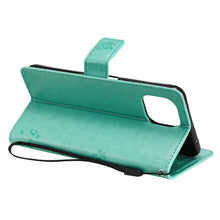 Load image into Gallery viewer, Tree &amp; Cat Pattern Pressed Printing Horizontal Flip PU Leather Case with Holder &amp; Card Slots &amp; Wallet &amp; Lanyard, For Xiaomi Mi 11 Lite 5G, For Xiaomi Mi 11 Pro