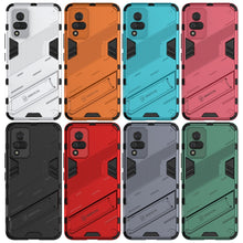 Load image into Gallery viewer, Punk Armor 2 in 1 PC + TPU Shockproof Case with Invisible Holder, For vivo V21, For Xiaomi Redmi K40 Gaming, For Honor Play 5T