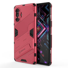 Load image into Gallery viewer, Punk Armor 2 in 1 PC + TPU Shockproof Case with Invisible Holder, For vivo V21, For Xiaomi Redmi K40 Gaming, For Honor Play 5T
