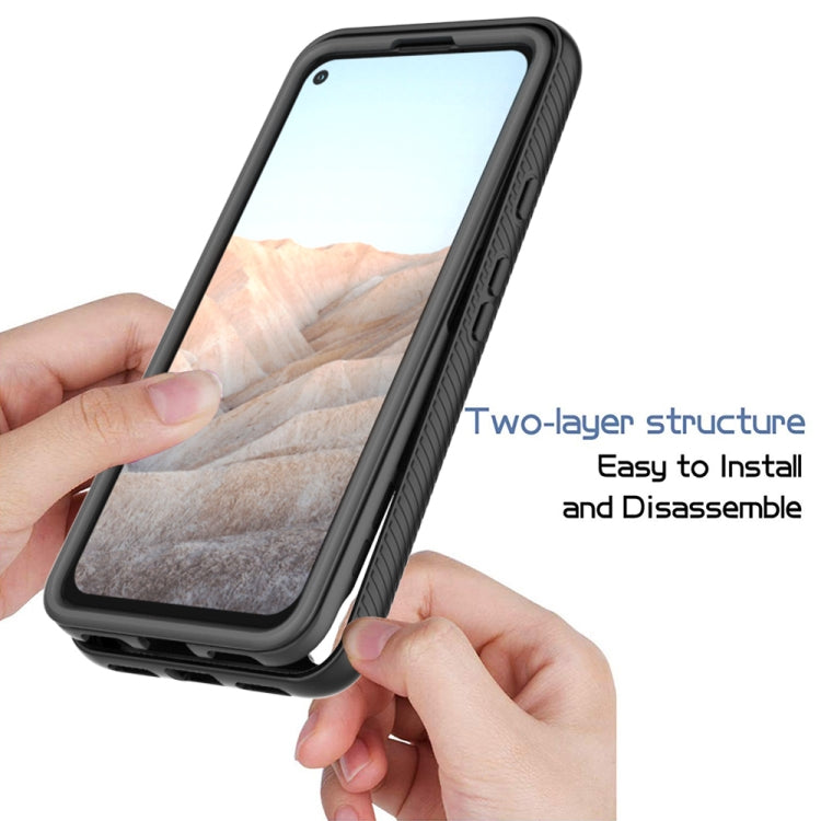 Starry Sky Solid Color Series Shockproof PC + TPU Case, For Google Pixel 5A 5G, For Samsung Galaxy A22 5G