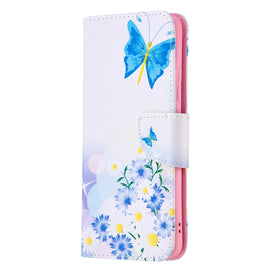 Colored Drawing Pattern Horizontal Flip Leather Case with Holder & Card Slots & Wallet, For Samsung Galaxy A82 5G