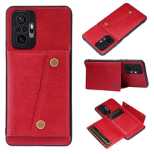 Load image into Gallery viewer, Double Buckle PU + TPU Shockproof Magnetic Protective Case with Card Slot &amp; Holder, For Xiaomi Redmi Note 10 Pro Max, For Xiaomi Mi 11 Ultra, For Xiaomi Mi 11 Pro, For Xiaomi Mi 11 Lite