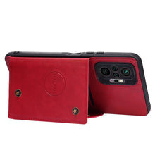 Load image into Gallery viewer, Double Buckle PU + TPU Shockproof Magnetic Protective Case with Card Slot &amp; Holder, For Xiaomi Redmi Note 10 Pro Max, For Xiaomi Mi 11 Ultra, For Xiaomi Mi 11 Pro, For Xiaomi Mi 11 Lite