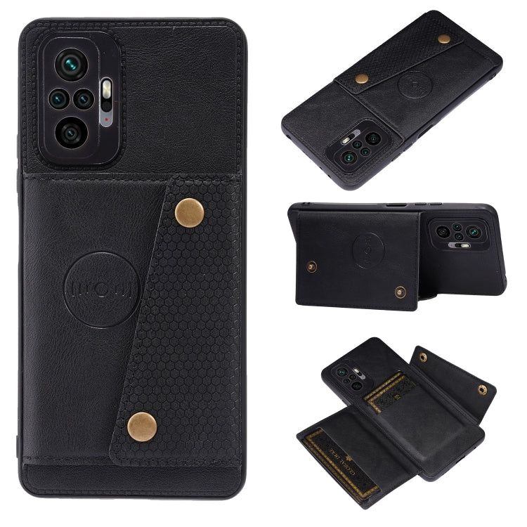 Double Buckle PU + TPU Shockproof Magnetic Protective Case with Card Slot & Holder, For Xiaomi Redmi Note 10 Pro Max, For Xiaomi Mi 11 Ultra, For Xiaomi Mi 11 Pro, For Xiaomi Mi 11 Lite