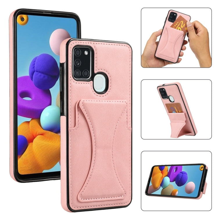 Ultra-thin Shockproof Protective Case with Holder, For Samsung Galaxy A21s, For Samsung Galaxy A32, For Samsung Galaxy A42 5G, For Samsung Galaxy A50, For Samsung Galaxy A51 5G, For Samsung Galaxy A52 5G / 4G, For Samsung Galaxy A71 5G                 ...