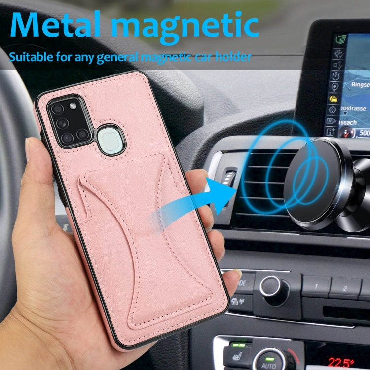 Ultra-thin Shockproof Protective Case with Holder, For Samsung Galaxy A21s, For Samsung Galaxy A32, For Samsung Galaxy A42 5G, For Samsung Galaxy A50, For Samsung Galaxy A51 5G, For Samsung Galaxy A52 5G / 4G, For Samsung Galaxy A71 5G                 ...