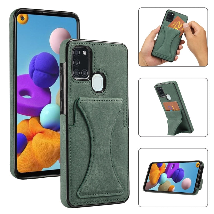 Ultra-thin Shockproof Protective Case with Holder, For Samsung Galaxy A21s, For Samsung Galaxy A32, For Samsung Galaxy A42 5G, For Samsung Galaxy A50, For Samsung Galaxy A51 5G, For Samsung Galaxy A52 5G / 4G, For Samsung Galaxy A71 5G                 ...