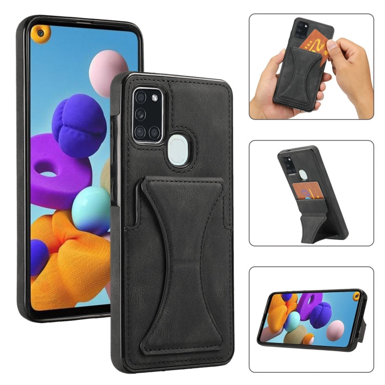 Ultra-thin Shockproof Protective Case with Holder, For Samsung Galaxy A21s, For Samsung Galaxy A32, For Samsung Galaxy A42 5G, For Samsung Galaxy A50, For Samsung Galaxy A51 5G, For Samsung Galaxy A52 5G / 4G, For Samsung Galaxy A71 5G                 ...