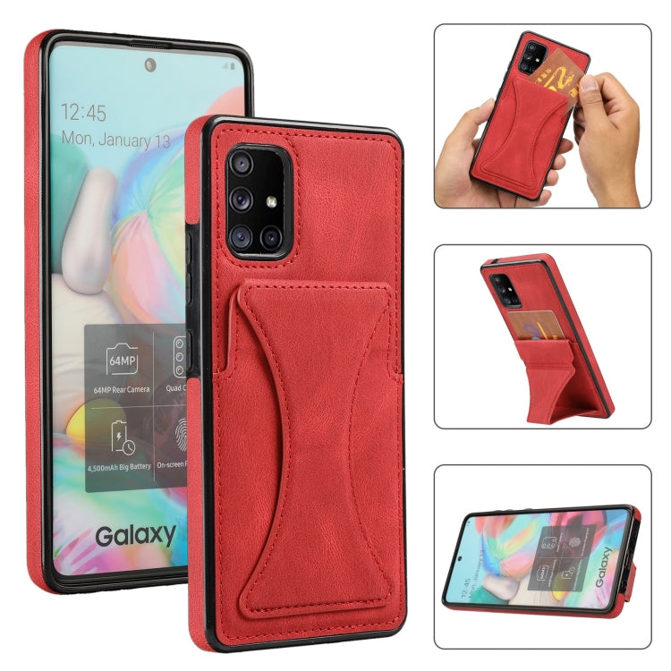 Ultra-thin Shockproof Protective Case with Holder, For Samsung Galaxy A21s, For Samsung Galaxy A32, For Samsung Galaxy A42 5G, For Samsung Galaxy A50, For Samsung Galaxy A51 5G, For Samsung Galaxy A52 5G / 4G, For Samsung Galaxy A71 5G                 ...