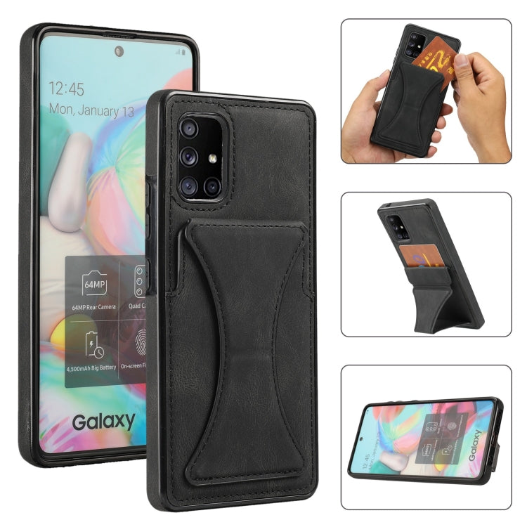 Ultra-thin Shockproof Protective Case with Holder, For Samsung Galaxy A21s, For Samsung Galaxy A32, For Samsung Galaxy A42 5G, For Samsung Galaxy A50, For Samsung Galaxy A51 5G, For Samsung Galaxy A52 5G / 4G, For Samsung Galaxy A71 5G                 ...