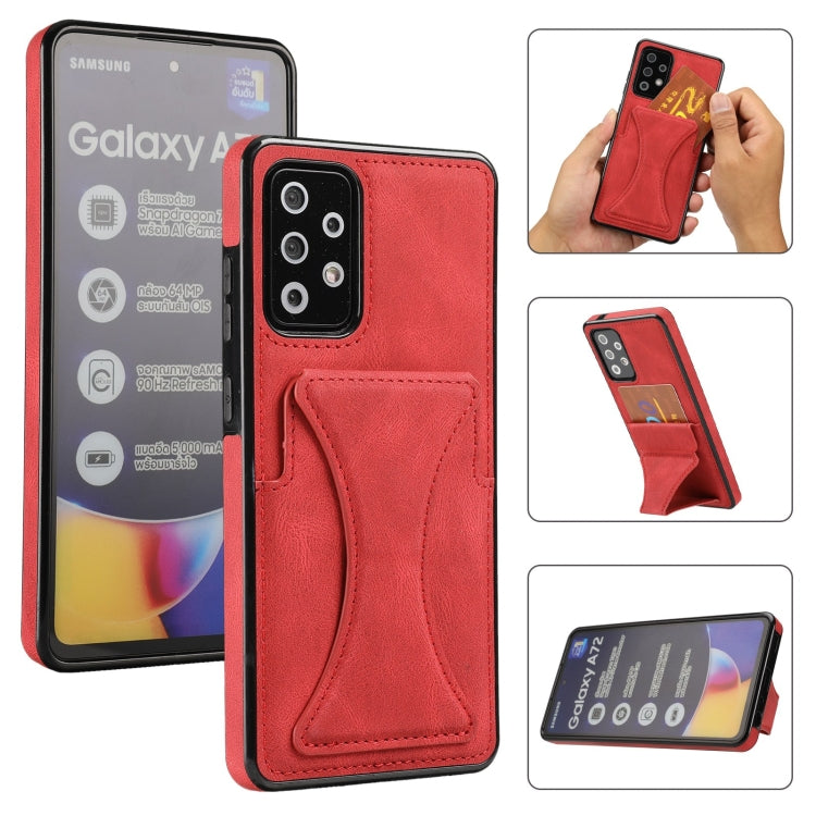 Ultra-thin Shockproof Protective Case with Holder, For Samsung Galaxy A21s, For Samsung Galaxy A32, For Samsung Galaxy A42 5G, For Samsung Galaxy A50, For Samsung Galaxy A51 5G, For Samsung Galaxy A52 5G / 4G, For Samsung Galaxy A71 5G                 ...