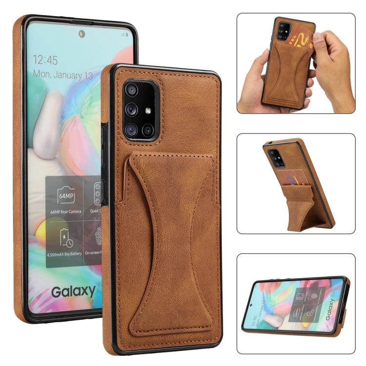 Ultra-thin Shockproof Protective Case with Holder, For Samsung Galaxy A21s, For Samsung Galaxy A32, For Samsung Galaxy A42 5G, For Samsung Galaxy A50, For Samsung Galaxy A51 5G, For Samsung Galaxy A52 5G / 4G, For Samsung Galaxy A71 5G                 ...