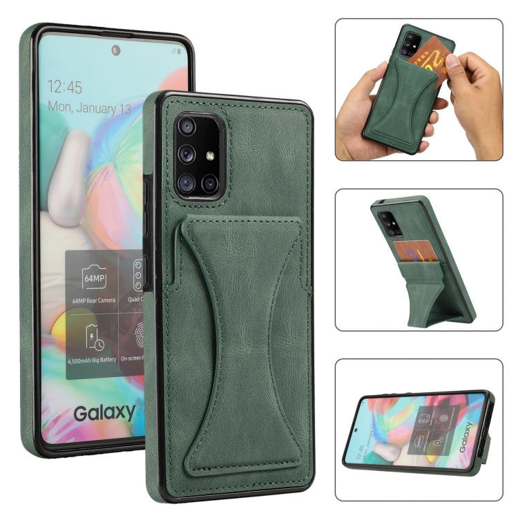 Ultra-thin Shockproof Protective Case with Holder, For Samsung Galaxy A21s, For Samsung Galaxy A32, For Samsung Galaxy A42 5G, For Samsung Galaxy A50, For Samsung Galaxy A51 5G, For Samsung Galaxy A52 5G / 4G, For Samsung Galaxy A71 5G                 ...