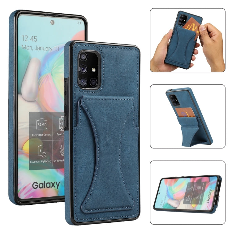 Ultra-thin Shockproof Protective Case with Holder, For Samsung Galaxy A21s, For Samsung Galaxy A32, For Samsung Galaxy A42 5G, For Samsung Galaxy A50, For Samsung Galaxy A51 5G, For Samsung Galaxy A52 5G / 4G, For Samsung Galaxy A71 5G                 ...