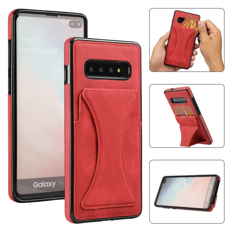 Ultra-thin Shockproof Protective Case with Holder, For Samsung Galaxy A21s, For Samsung Galaxy A32, For Samsung Galaxy A42 5G, For Samsung Galaxy A50, For Samsung Galaxy A51 5G, For Samsung Galaxy A52 5G / 4G, For Samsung Galaxy A71 5G                 ...