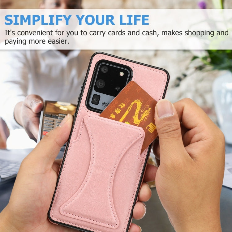 Ultra-thin Shockproof Protective Case with Holder, For Samsung Galaxy S20 Ultra, For Samsung Galaxy S21 5G, For Samsung Galaxy S21+ 5G