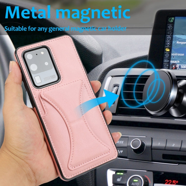 Ultra-thin Shockproof Protective Case with Holder, For Samsung Galaxy S20 Ultra, For Samsung Galaxy S21 5G, For Samsung Galaxy S21+ 5G