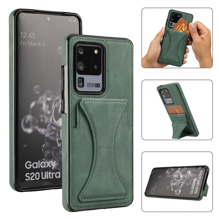 Ultra-thin Shockproof Protective Case with Holder, For Samsung Galaxy S20 Ultra, For Samsung Galaxy S21 5G, For Samsung Galaxy S21+ 5G