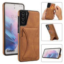Load image into Gallery viewer, Ultra-thin Shockproof Protective Case with Holder, For Samsung Galaxy S20 Ultra, For Samsung Galaxy S21 5G, For Samsung Galaxy S21+ 5G