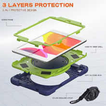 Load image into Gallery viewer, Silicone + PC Protective Case with Holder &amp; Shoulder Strap, For iPad mini 5 / 4