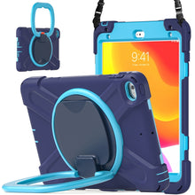 Load image into Gallery viewer, Silicone + PC Protective Case with Holder &amp; Shoulder Strap, For iPad mini 5 / 4