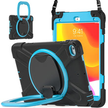 Load image into Gallery viewer, Silicone + PC Protective Case with Holder &amp; Shoulder Strap, For iPad mini 5 / 4