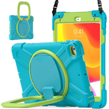 Load image into Gallery viewer, Silicone + PC Protective Case with Holder &amp; Shoulder Strap, For iPad mini 5 / 4