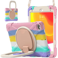 Load image into Gallery viewer, Silicone + PC Protective Case with Holder &amp; Shoulder Strap, For iPad mini 5 / 4