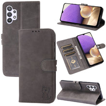 Load image into Gallery viewer, Embossed Happy Cat Pattern Horizontal Flip Leather Case with Holder &amp; Card Slots &amp; Wallet, For Samsung Galaxy S21 FE, For Samsung Galaxy A12, For Samsung Galaxy A22 4G, For Samsung Galaxy A22 5G EU Version, For Samsung Galaxy A32 4G                    ...