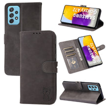 Load image into Gallery viewer, Embossed Happy Cat Pattern Horizontal Flip Leather Case with Holder &amp; Card Slots &amp; Wallet, For Samsung Galaxy S21 FE, For Samsung Galaxy A12, For Samsung Galaxy A22 4G, For Samsung Galaxy A22 5G EU Version, For Samsung Galaxy A32 4G                    ...