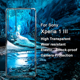 IMAK UX-5 Series Transparent Shockproof TPU Protective Case, For Xiaomi Redmi K40, For Samsung Galaxy A82 5G / Quantum 2, For Sony Xperia 1 III, For Sony Xperia 5 III, For Sony Xperia 10 III