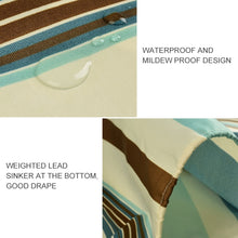 Load image into Gallery viewer, Multicolour Vertical Texture Thick Waterproof Polyester Fabric Shower Curtains, 180x180cm, 180x200cm, 200x180cm, 200x200cm, 200x220cm, 200x240cm, 180x220cm, 180x240cm, 150x180cm, 120x180cm
