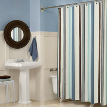Load image into Gallery viewer, Multicolour Vertical Texture Thick Waterproof Polyester Fabric Shower Curtains, 180x180cm, 180x200cm, 200x180cm, 200x200cm, 200x220cm, 200x240cm, 180x220cm, 180x240cm, 150x180cm, 120x180cm