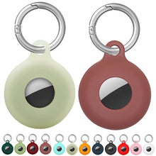 Load image into Gallery viewer, Dual-Side Hollow Anti-scratch Silicone Shockproof Protective Cover Case with Keychain Hook Loop, For AirTag