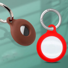 Load image into Gallery viewer, Dual-Side Hollow Anti-scratch Silicone Shockproof Protective Cover Case with Keychain Hook Loop, For AirTag