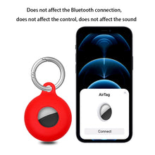 Load image into Gallery viewer, Dual-Side Hollow Anti-scratch Silicone Shockproof Protective Cover Case with Keychain Hook Loop, For AirTag