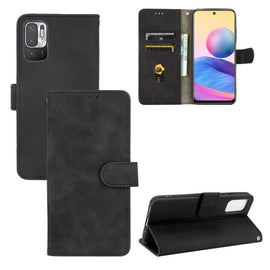 Solid Color Skin Feel Magnetic Buckle Horizontal Flip Calf Texture PU Leather Case with Holder & Card Slots & Wallet, For Xiaomi Redmi Note 10 5G, For CUBOT Note 20, For Nokia 7.3, For ZTE Libero 5G