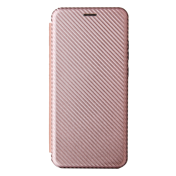 Carbon Fiber Texture Magnetic Horizontal Flip TPU + PC + PU Leather Case with Card Slot, For Oukitel C23 Pro, For Samsung Galaxy A22 4G, For ZTE Libero 5G
