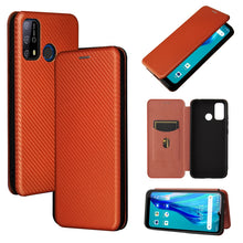 Load image into Gallery viewer, Carbon Fiber Texture Magnetic Horizontal Flip TPU + PC + PU Leather Case with Card Slot, For Oukitel C23 Pro, For Samsung Galaxy A22 4G, For ZTE Libero 5G