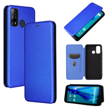 Load image into Gallery viewer, Carbon Fiber Texture Magnetic Horizontal Flip TPU + PC + PU Leather Case with Card Slot, For Oukitel C23 Pro, For Samsung Galaxy A22 4G, For ZTE Libero 5G