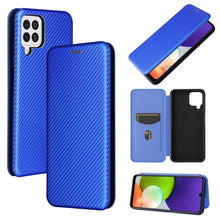 Load image into Gallery viewer, Carbon Fiber Texture Magnetic Horizontal Flip TPU + PC + PU Leather Case with Card Slot, For Oukitel C23 Pro, For Samsung Galaxy A22 4G, For ZTE Libero 5G