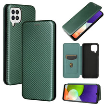 Load image into Gallery viewer, Carbon Fiber Texture Magnetic Horizontal Flip TPU + PC + PU Leather Case with Card Slot, For Oukitel C23 Pro, For Samsung Galaxy A22 4G, For ZTE Libero 5G