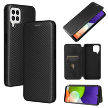 Load image into Gallery viewer, Carbon Fiber Texture Magnetic Horizontal Flip TPU + PC + PU Leather Case with Card Slot, For Oukitel C23 Pro, For Samsung Galaxy A22 4G, For ZTE Libero 5G