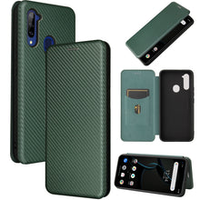 Load image into Gallery viewer, Carbon Fiber Texture Magnetic Horizontal Flip TPU + PC + PU Leather Case with Card Slot, For Oukitel C23 Pro, For Samsung Galaxy A22 4G, For ZTE Libero 5G
