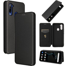 Load image into Gallery viewer, Carbon Fiber Texture Magnetic Horizontal Flip TPU + PC + PU Leather Case with Card Slot, For Oukitel C23 Pro, For Samsung Galaxy A22 4G, For ZTE Libero 5G