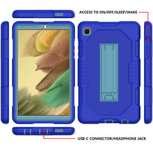 Load image into Gallery viewer, Contrast Color Robot Shockproof Silicone + PC Protective Case with Holder, For Samsung Galaxy Tab A7 Lite T220 / T225 (2021)