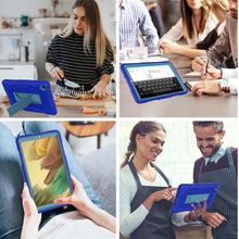 Load image into Gallery viewer, Contrast Color Robot Shockproof Silicone + PC Protective Case with Holder, For Samsung Galaxy Tab A7 Lite T220 / T225 (2021)
